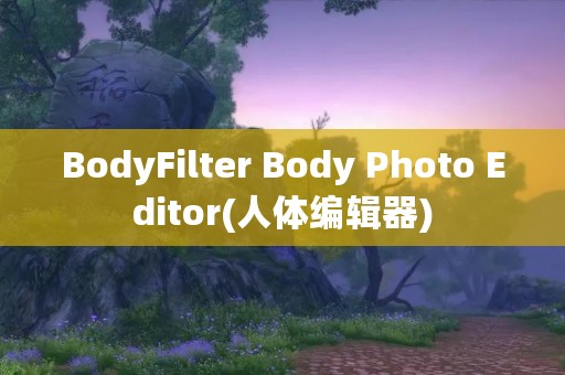 BodyFilter Body Photo Editor(人体编辑器)